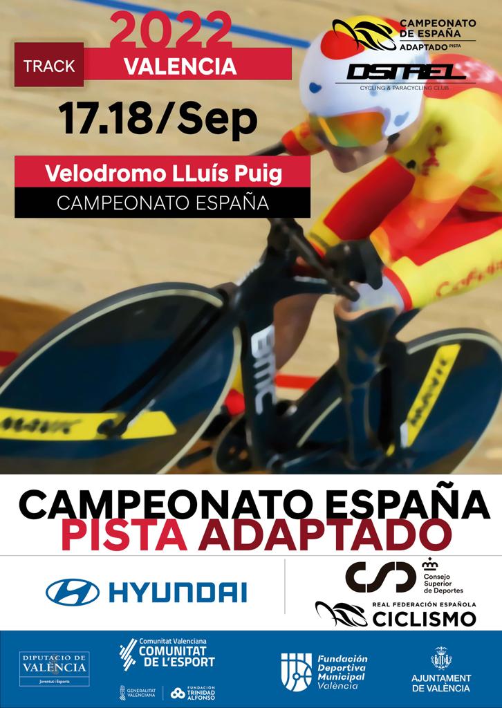 Cuatro victorias para Eduardo Santas en el Campeonato de España en pista de ciclismo adaptado 2022